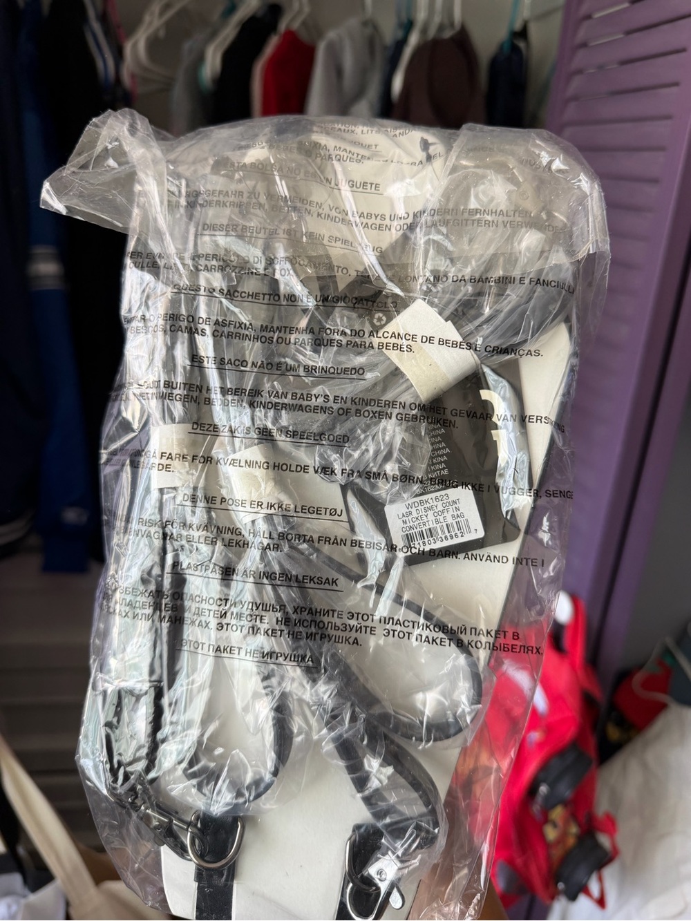 Loungefly Black Count Mickey Coffin Backpack - Picture 3 of 3